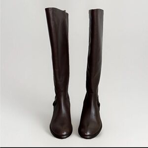 Ariat 10010427 Preston Tall Brown Leather Riding Western Womens Boots Size 9.5 B